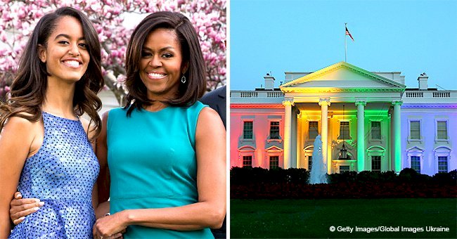 Michelle Obama reveals she & Malia tried to sneak out of White House to celebrate marriage equality