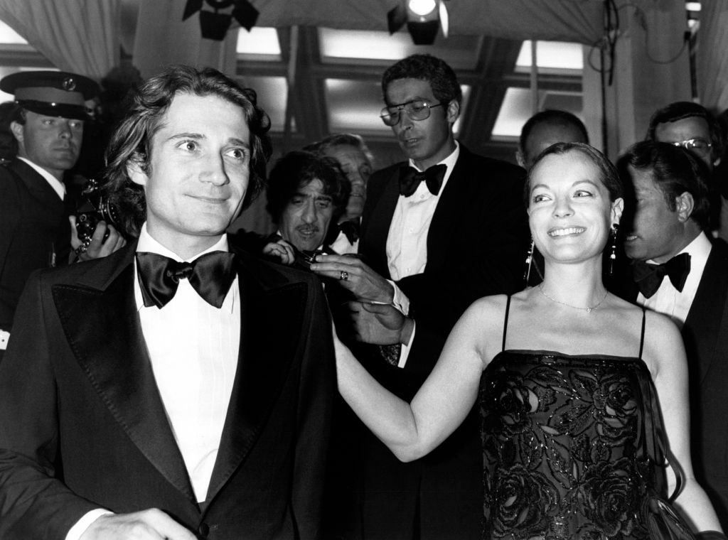 Romy Schneider et son mari Daniel Biasini au Festival de Cannes en mai 1978, Cannes, France. | Photo : Getty Images