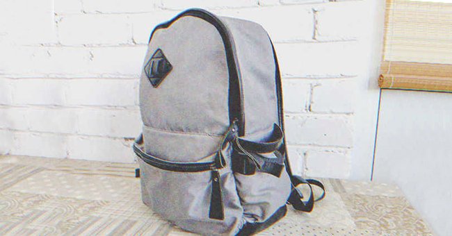 A grey backpack | Source: Shutterstock