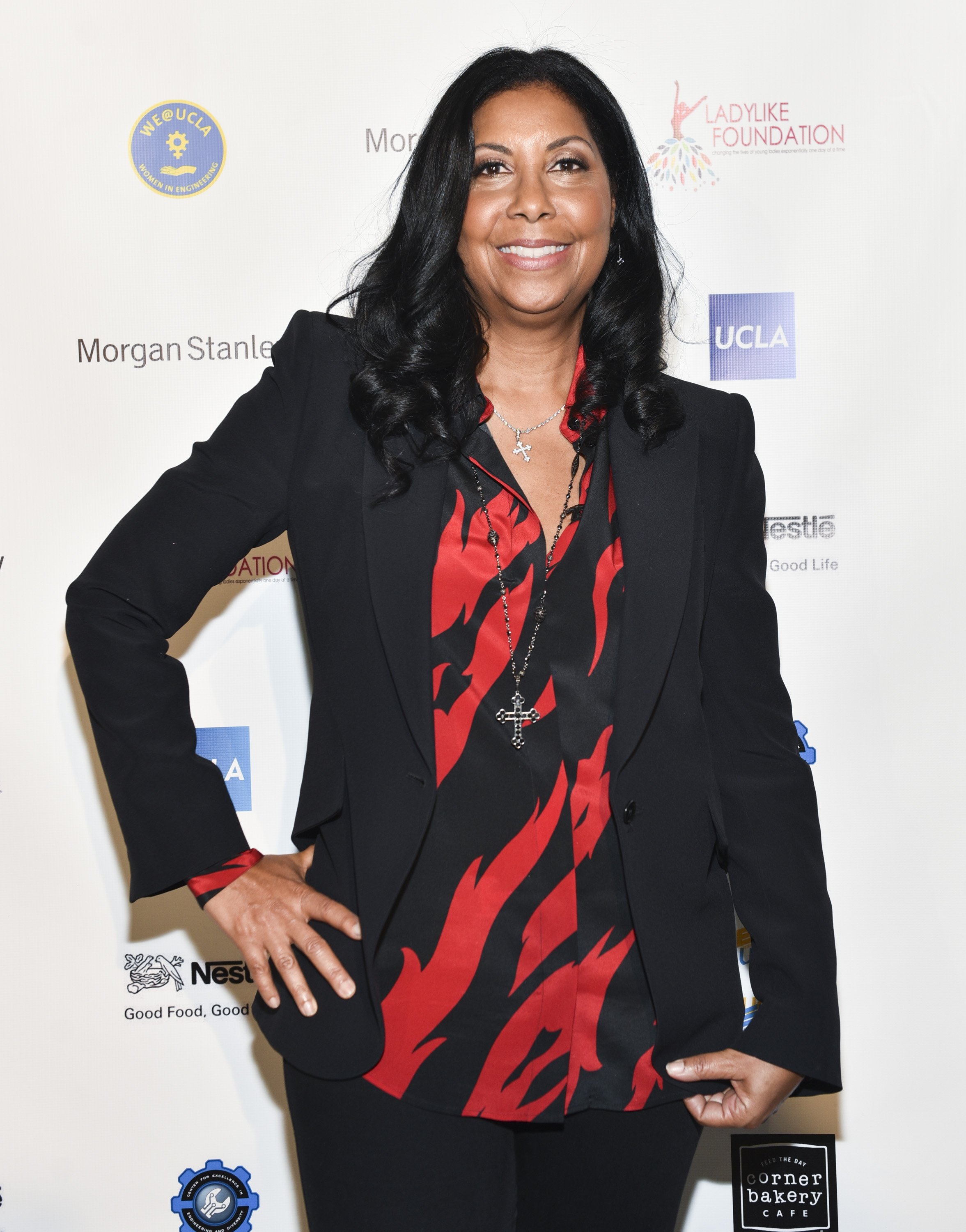 Cookie Johnson at the 6th Annual Ladylike Day at UCLA Panel and Program on Dec. 16, 2017 in California | Photo: Getty Images