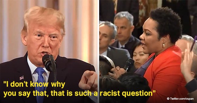 Donald Trump accuses black reporter of asking 'racist question' during White House press conference