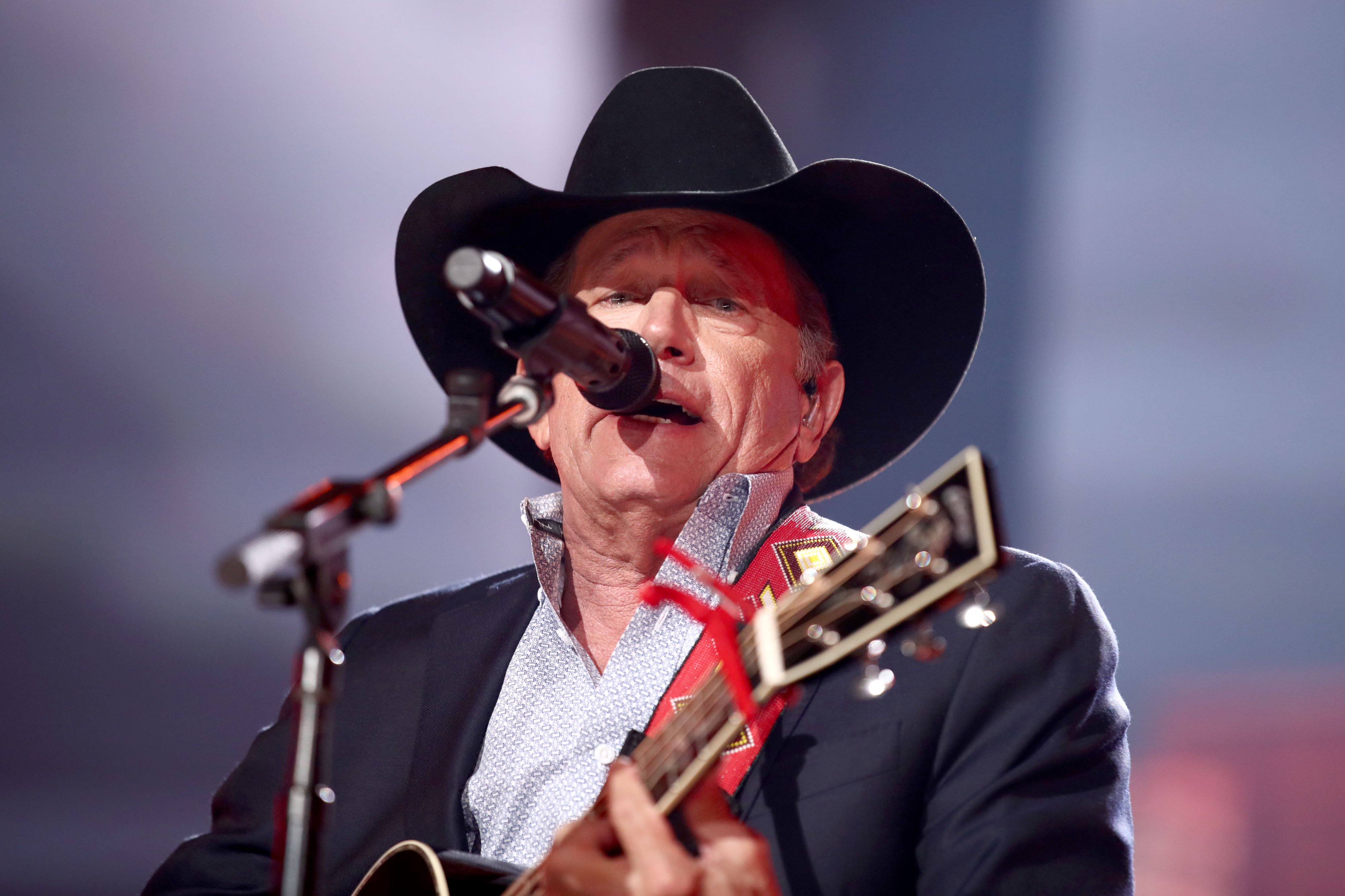 Country singer George Strait on April 7, 2019 in Las Vegas Nevada | Source: Getty Images