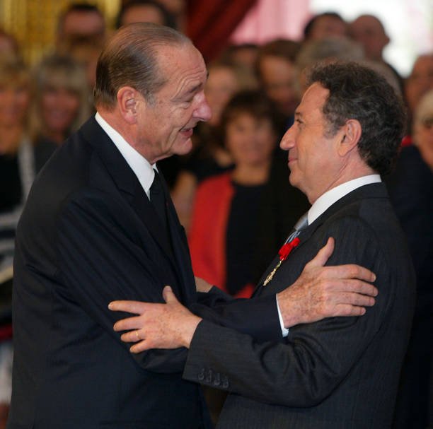 Jacques Chirac et Michel Drucker | photo : Getty Images