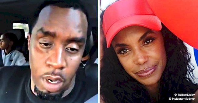 Diddy shares video of him taking twin daughters to school for the 1st time since Kim Porter's death