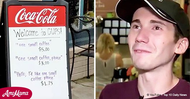 Coffee shop owner teaches rude customers a lesson with this genius sign