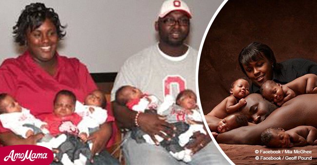 Remember the viral photo of parents with sextuplets? Here's what they look like now