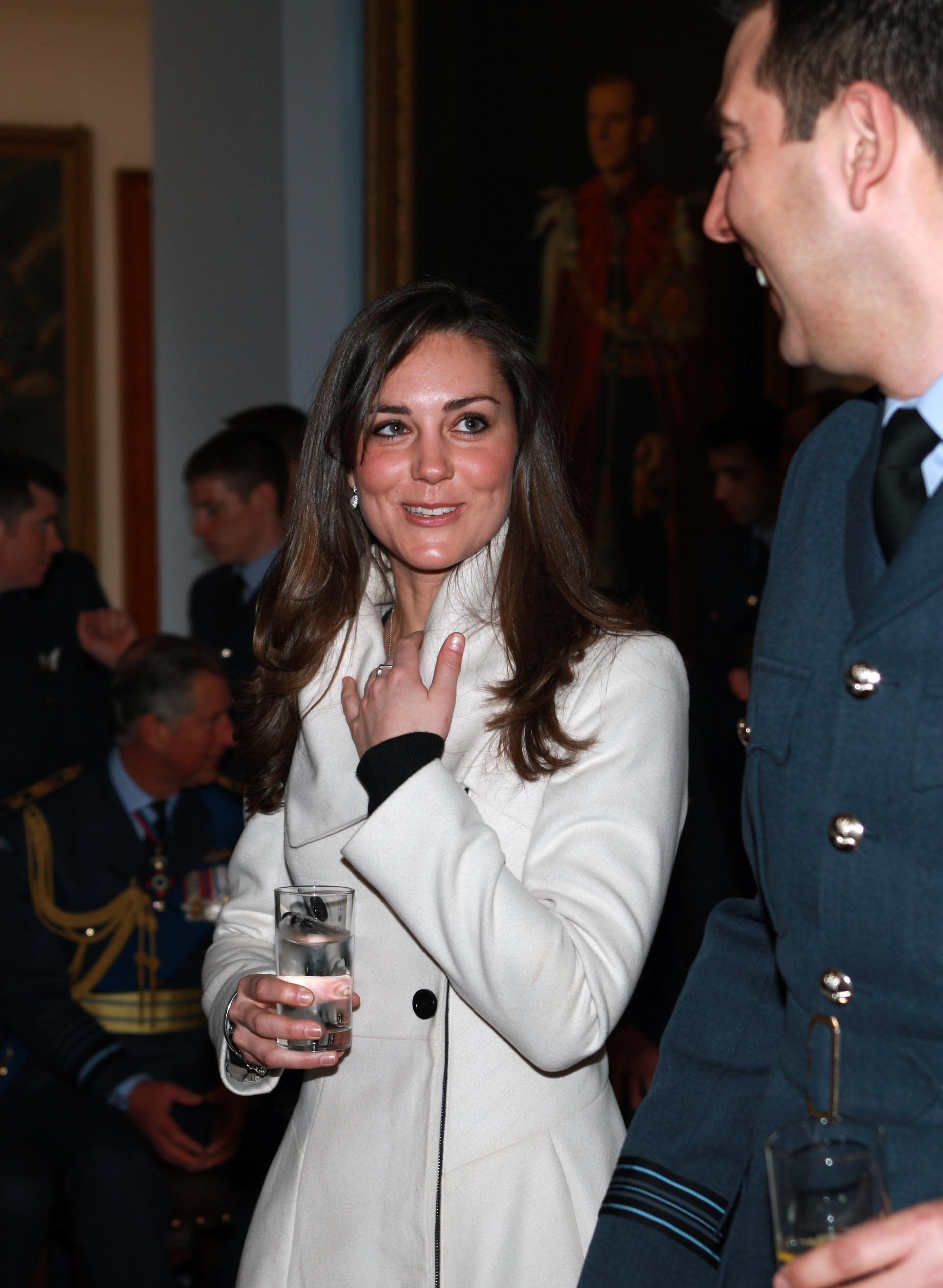 Kate Middleton at Prince William's graduation ceremony at RAF Cranwell on April 11, 2008, in Sleaford, England | Source: Getty Images