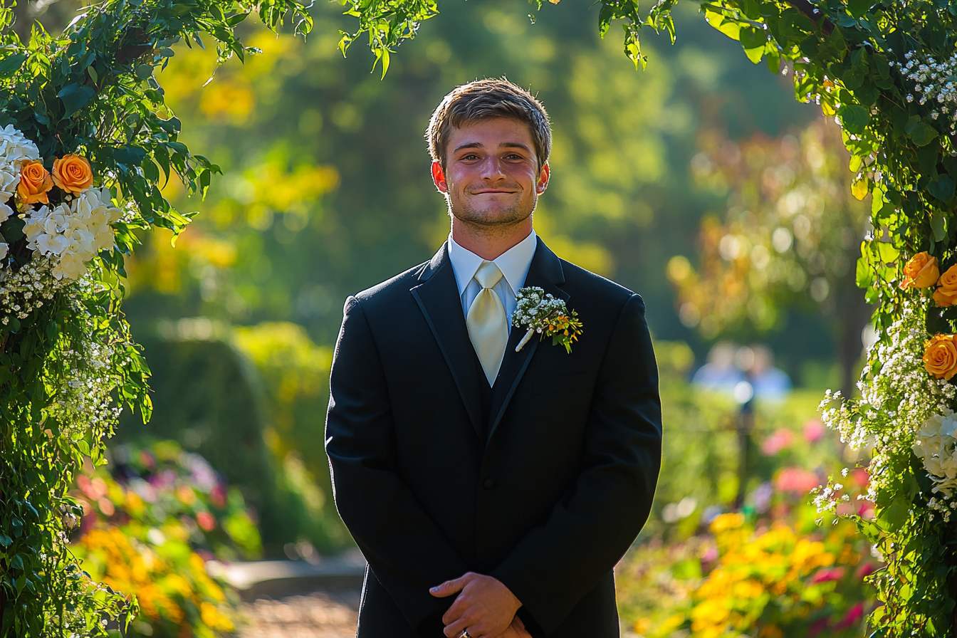 A nervous groom | Source: Midjourney