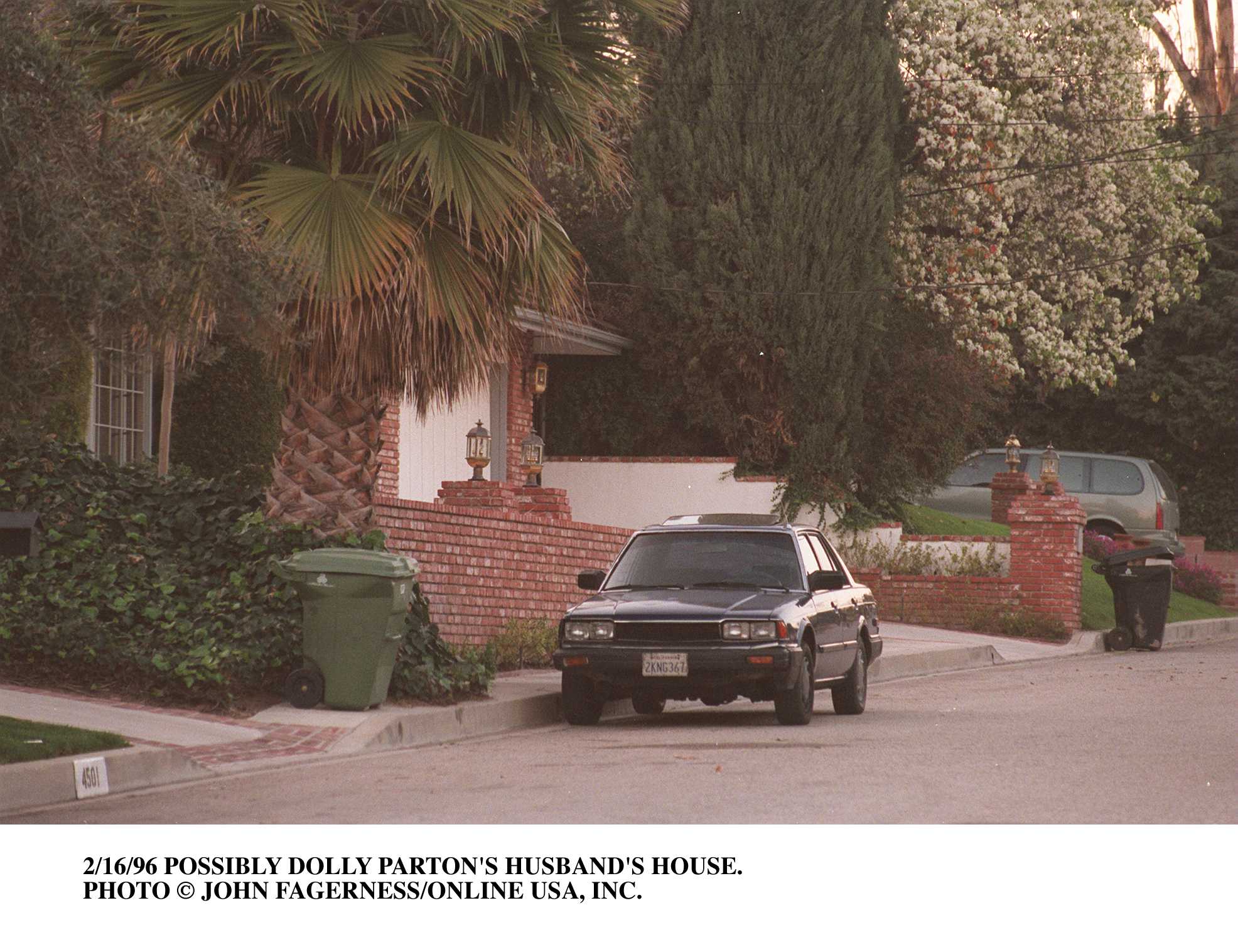 Carl Dean's house photographed on February 16, 1996 | Source: Getty Images