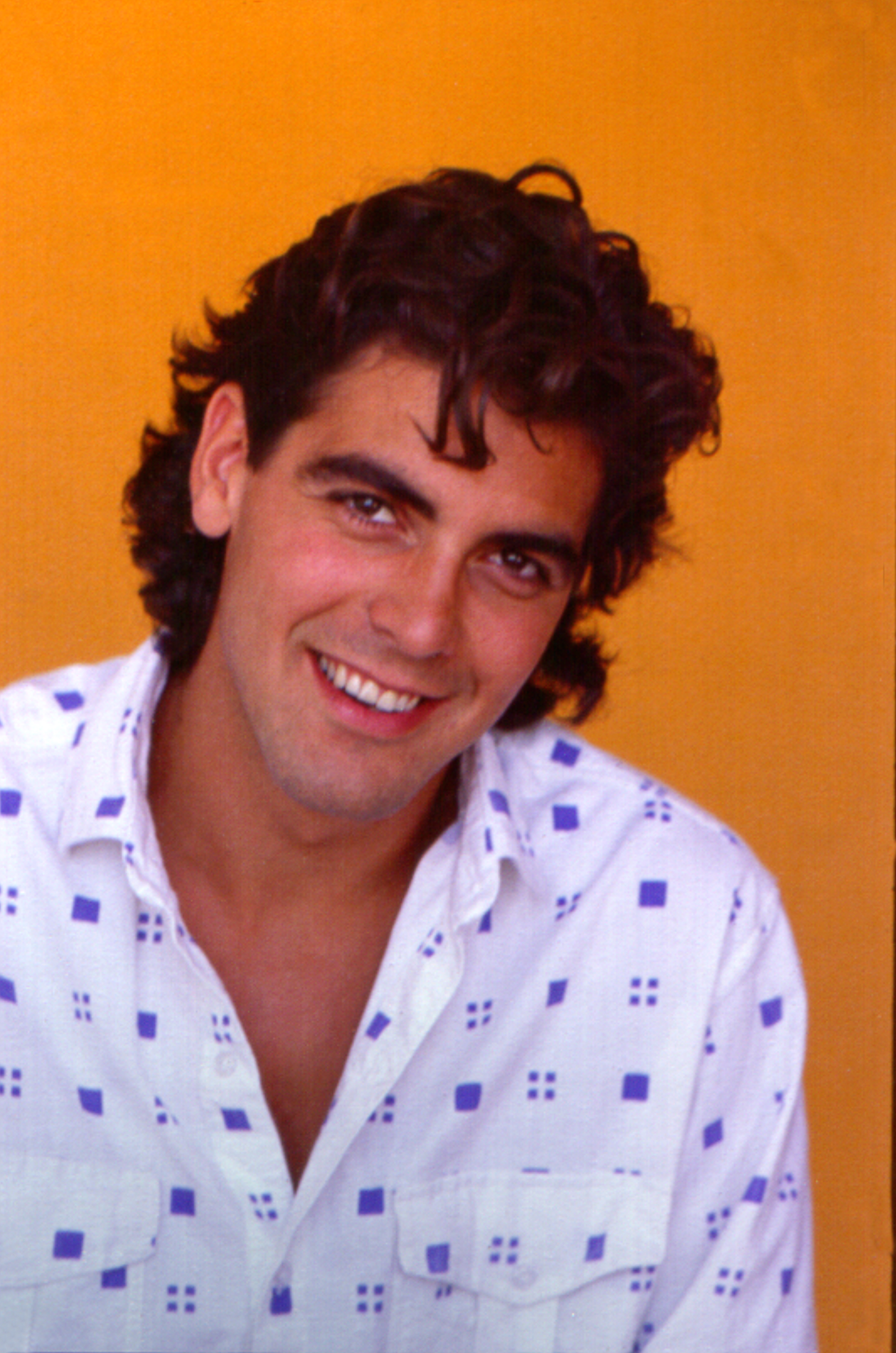 George Clooney during a portrait session in May 1985 in Los Angeles, California | Source: Getty Images