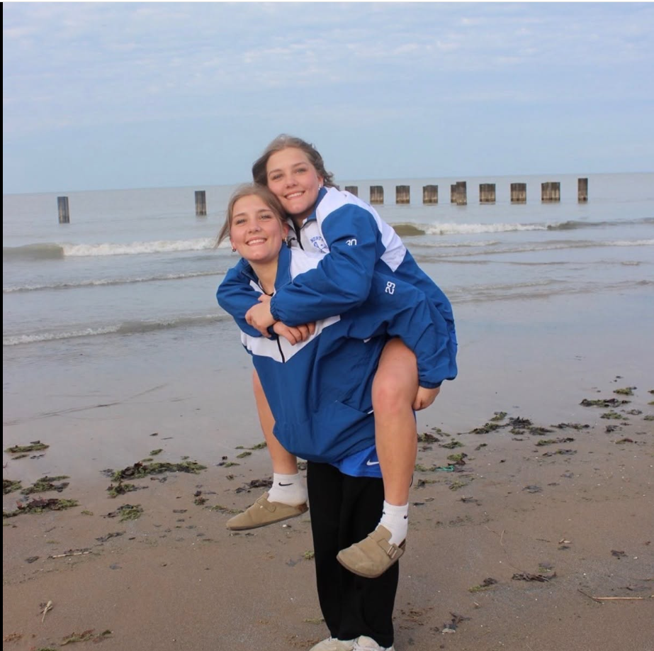 Justice Greer (left) and her twin sister, Jersey Greer, are pictured together before the July 25 tragedy. Justice later remembered Jersey as her best friend, saying the sisters planned to play college lacrosse together and that her twin could always make people laugh and lift others when they needed it most. | Source: Facebook/Chad Mira FOX 2﻿