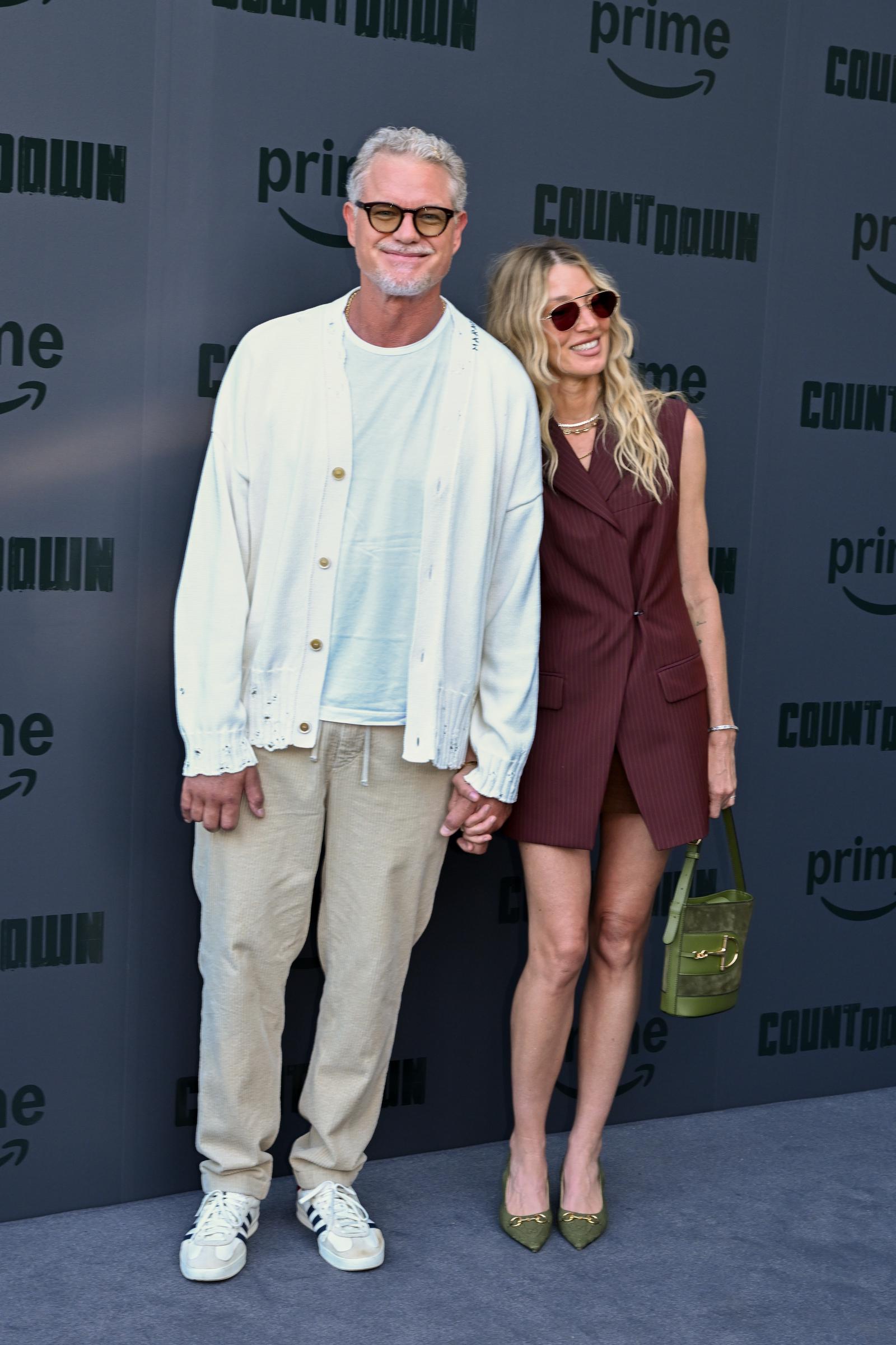 Eric Dane and Janell Shirtcliff attend Prime Video's "Countdown" Los Angeles premiere at the Harmony Gold Theater | Source: Getty Images
