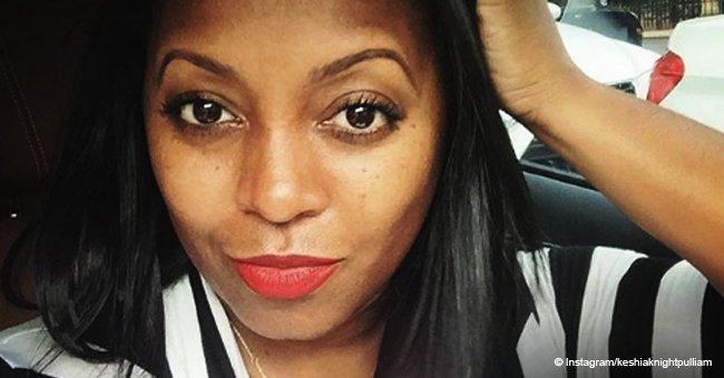 Keshia K. Pulliam flashes radiant smile in photo with baby daughter and family members