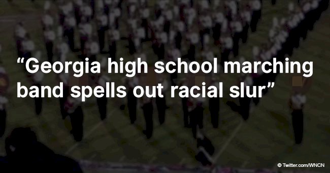 Georgia high school marching band spells out racial slur