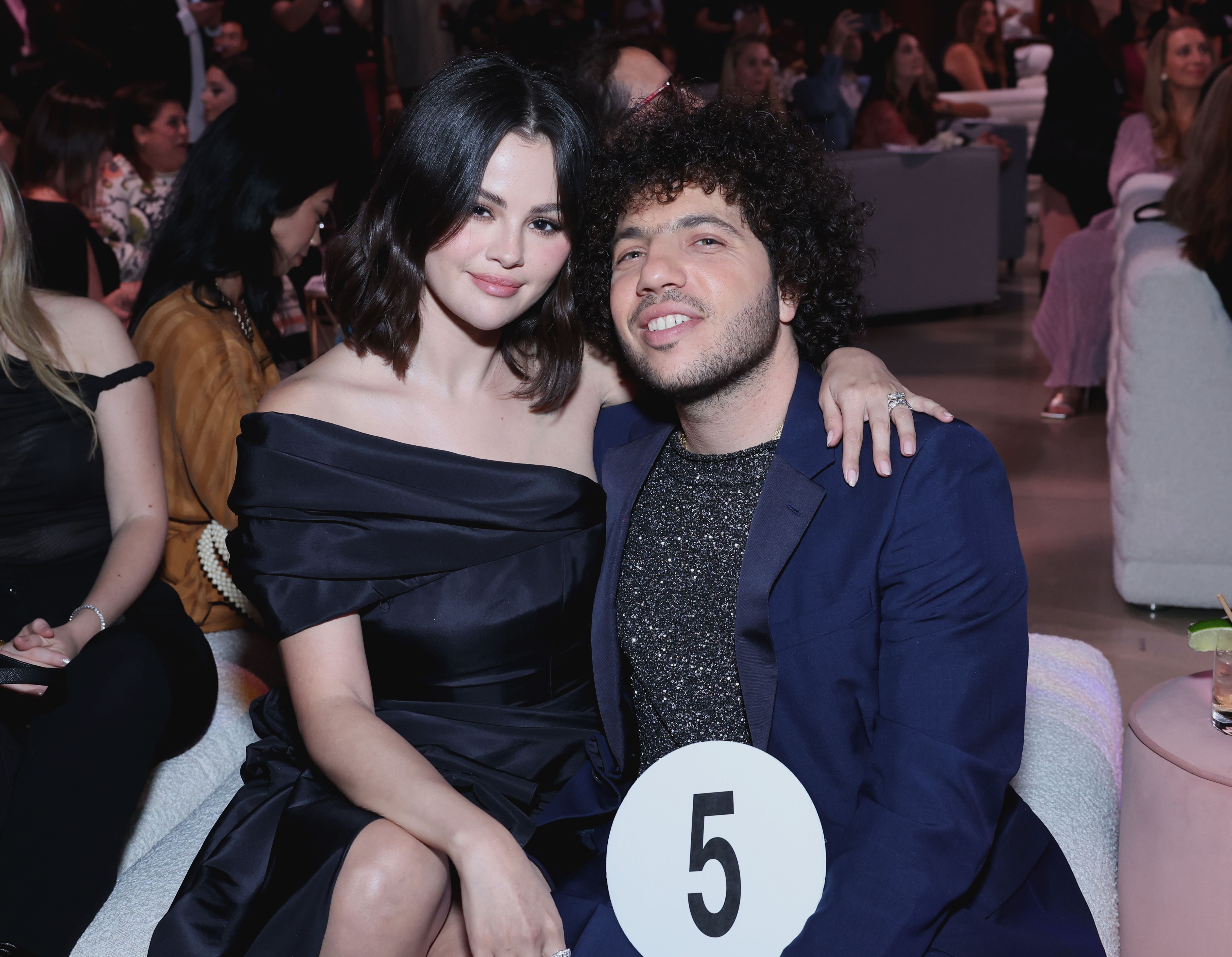 Selena Gomez and Benny Blanco on October 24, 2024, in Los Angeles, California | Source: Getty Images