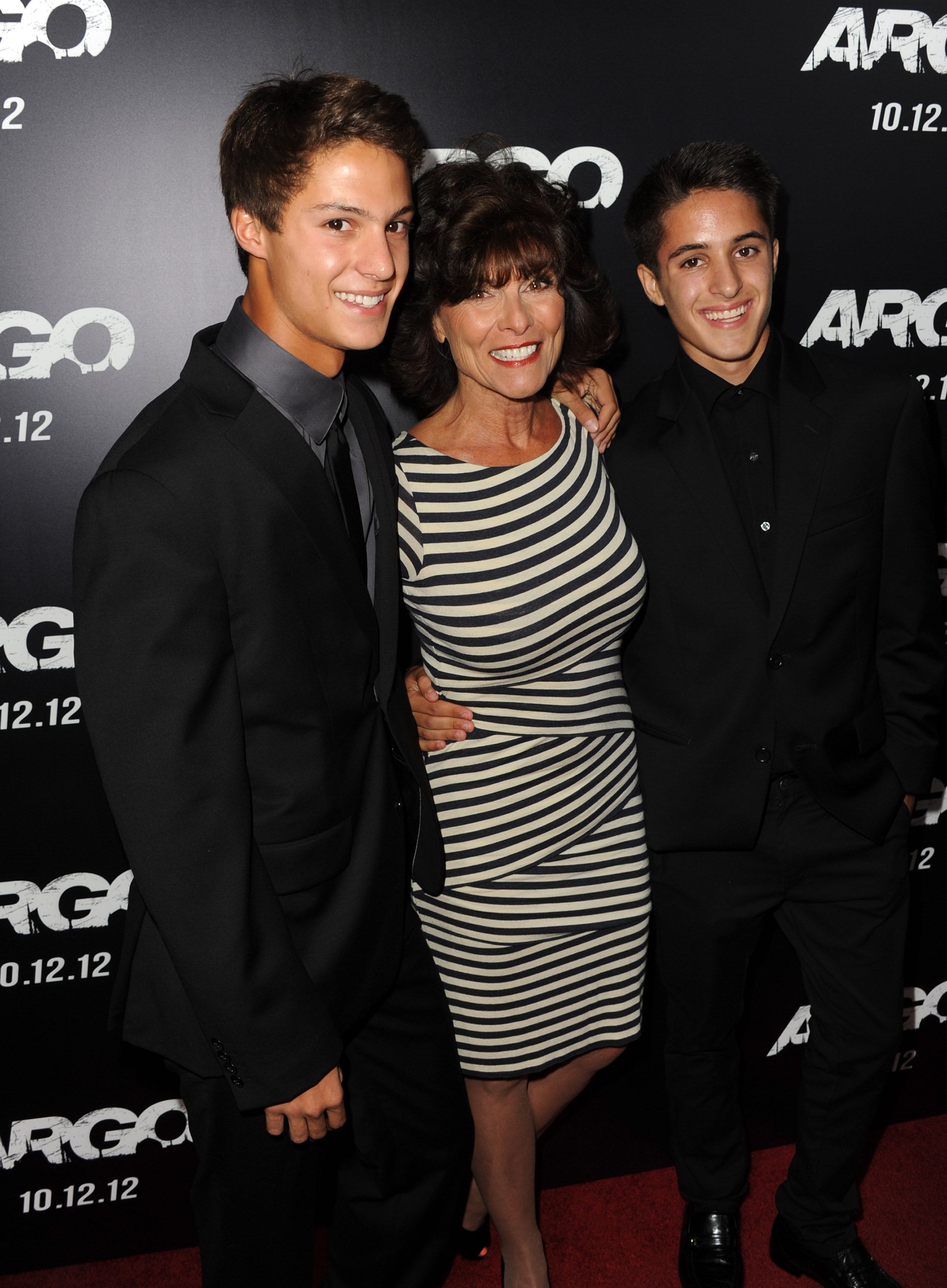 Adrienne Barbeau with William and Walker at AMPAS Samuel Goldwyn Theater on October 4, 2012 in Beverly Hills, California. | Photo: Getty Images