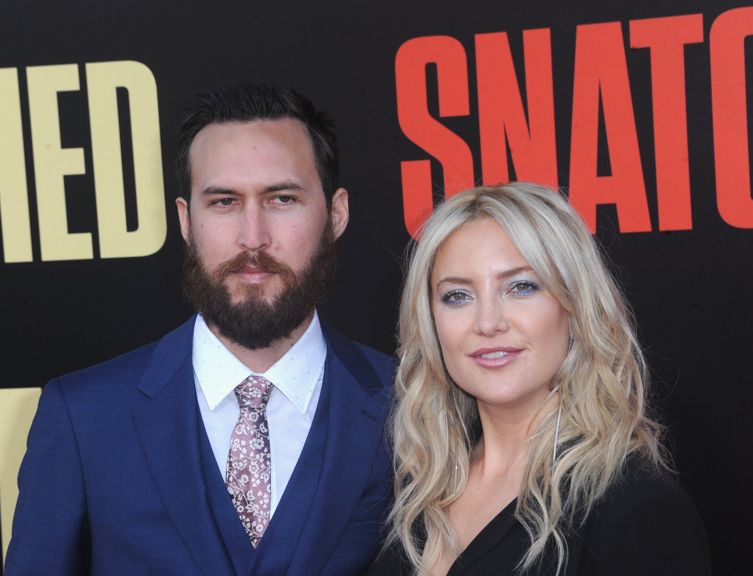 Danny Fujikawa and Kate Hudson arrive for the premiere of  "Snatched" on May 10, 2017, in Westwood, California. | Source: Getty Images.