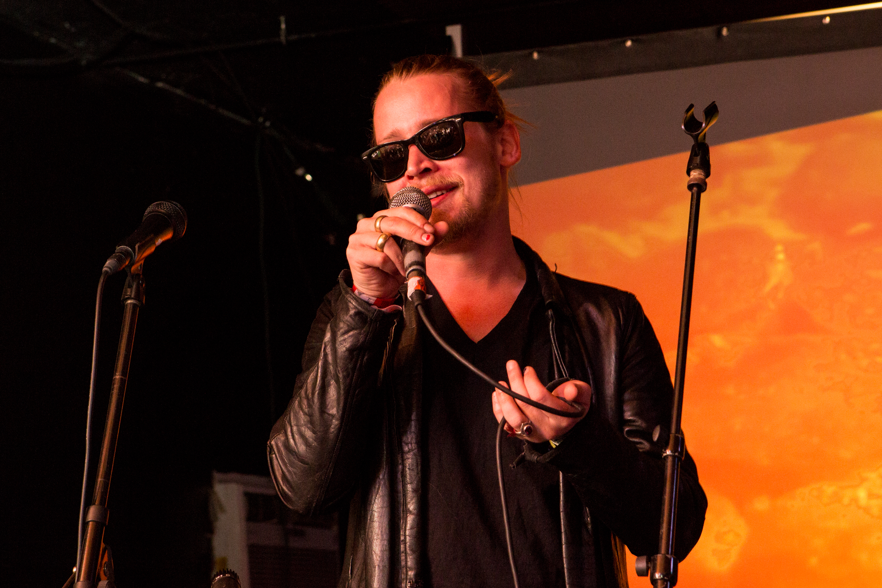 Macaulay Culkin performs in New Orleans, Louisiana on March 17, 2014 | Source: Getty Images
