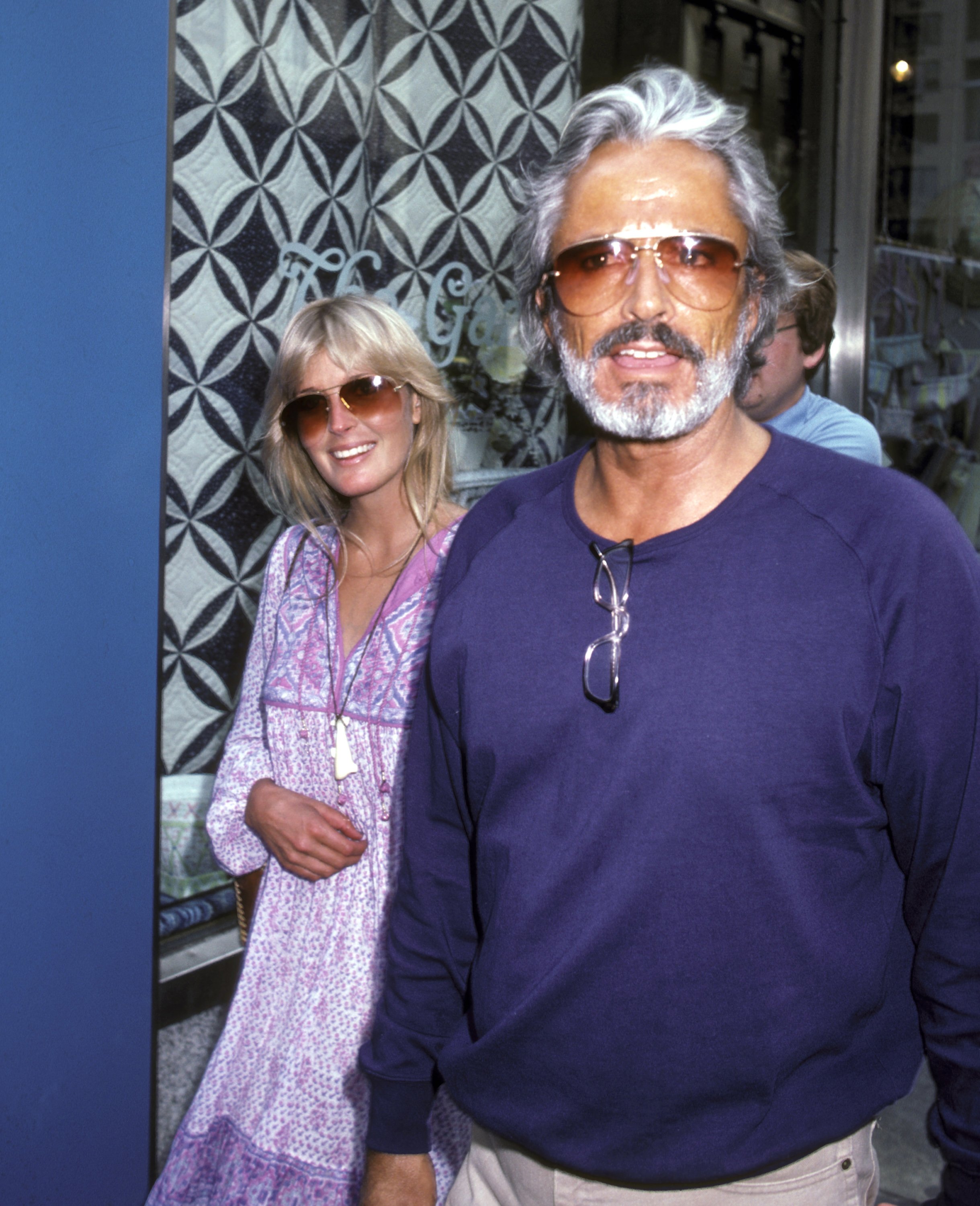 Bo Derek and John Derek during sighting shopping at The Gazebo on July 22, 1981 in New York City, New York | Photo: Getty Images