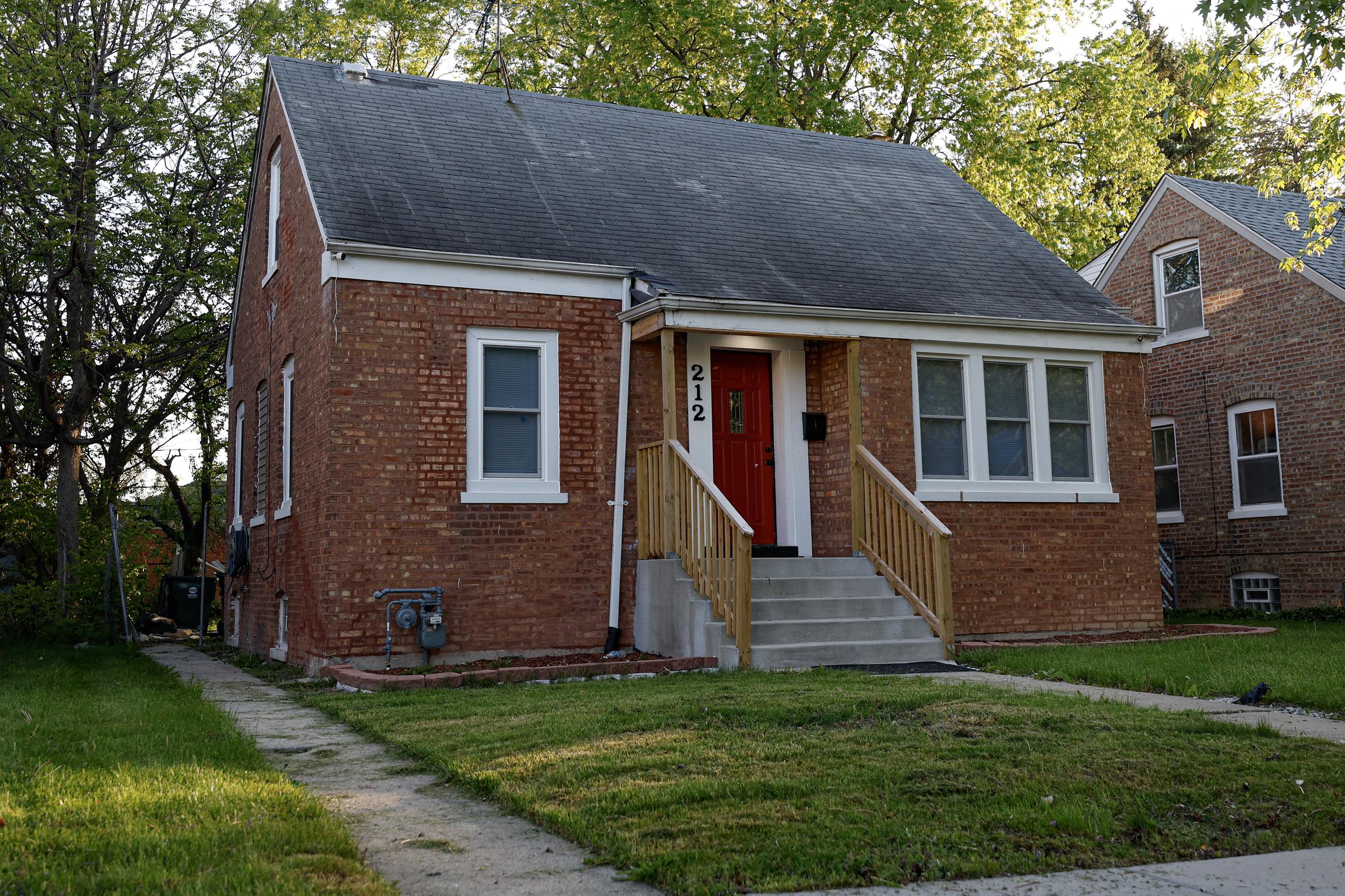 The childhood home of the new Pope Leo XIV in Dolton, Illinois. | Source: Getty Images