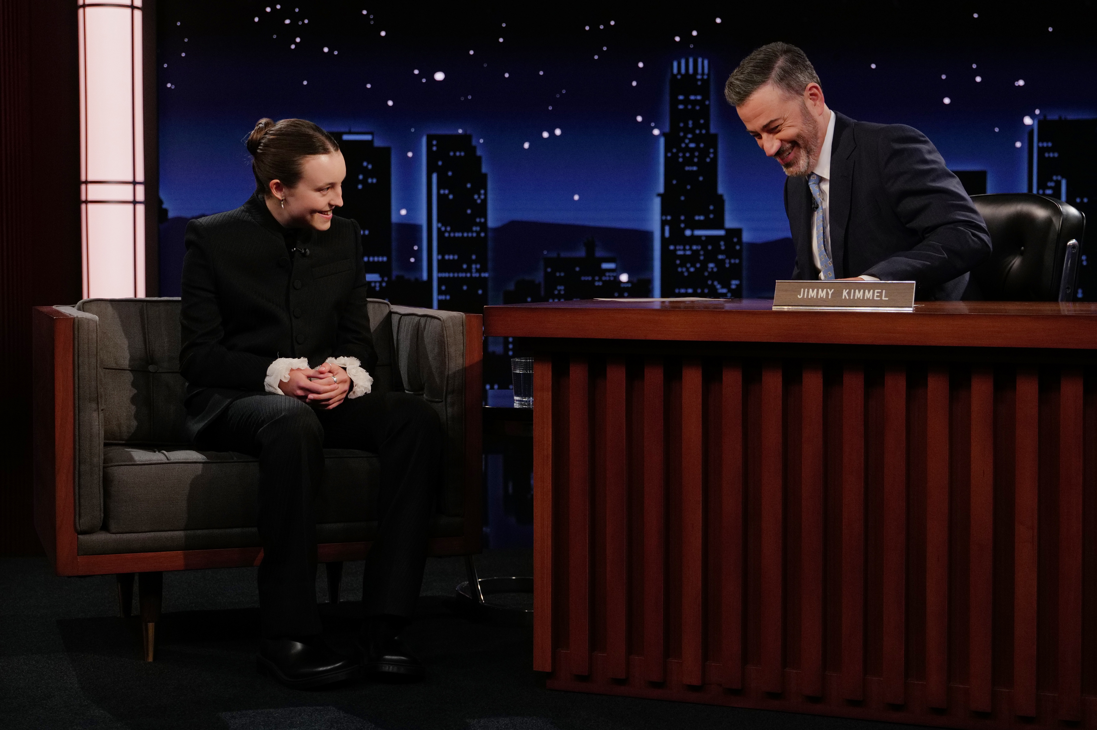 Bella Ramsey during her appearance on "Jimmy Kimmel Live!" on June 10, 2025. | Source: Getty Images