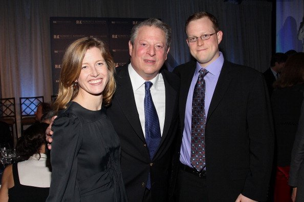 Al Gore and his daughter Karenna Gore Schiff and son Albert A. Gore III at Pier Sixty at Chelsea Piers on December 5, 2011 in New York City | Photo: Getty Images
