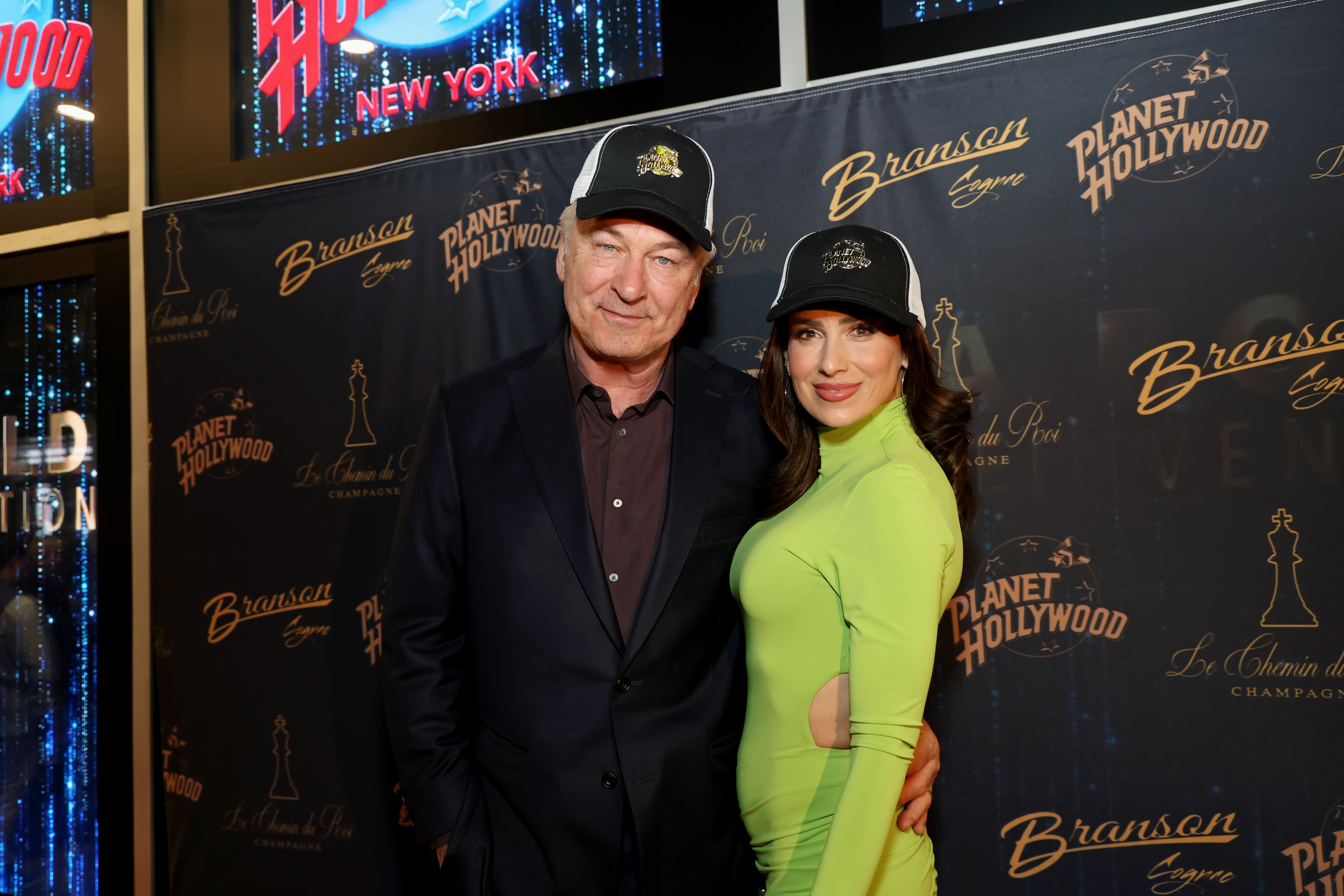 Alec and Hilaria Baldwin attend the Grand Opening of the brand new Planet Hollywood NYC hosted by Robert Earl, Alec & Hilaria Baldwin, Curtis "50 Cent" Jackson, and Boy George on March 11, 2025, in New York City. | Source: Getty Images