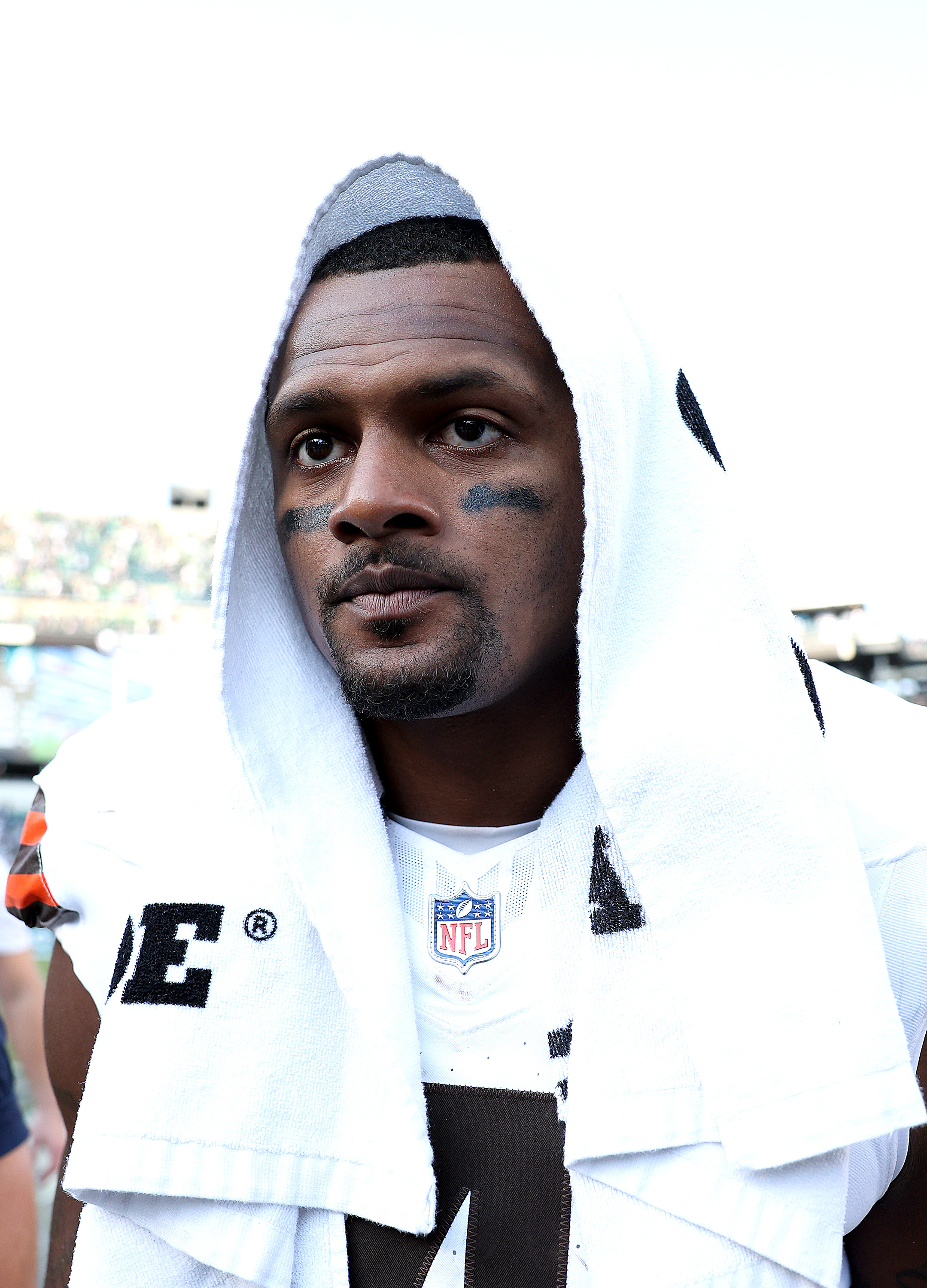 Deshaun Watson after his team lost to the Philadelphia Eagles in Philadelphia, Pennsylvania on October 13, 2024. | Source: Getty Images