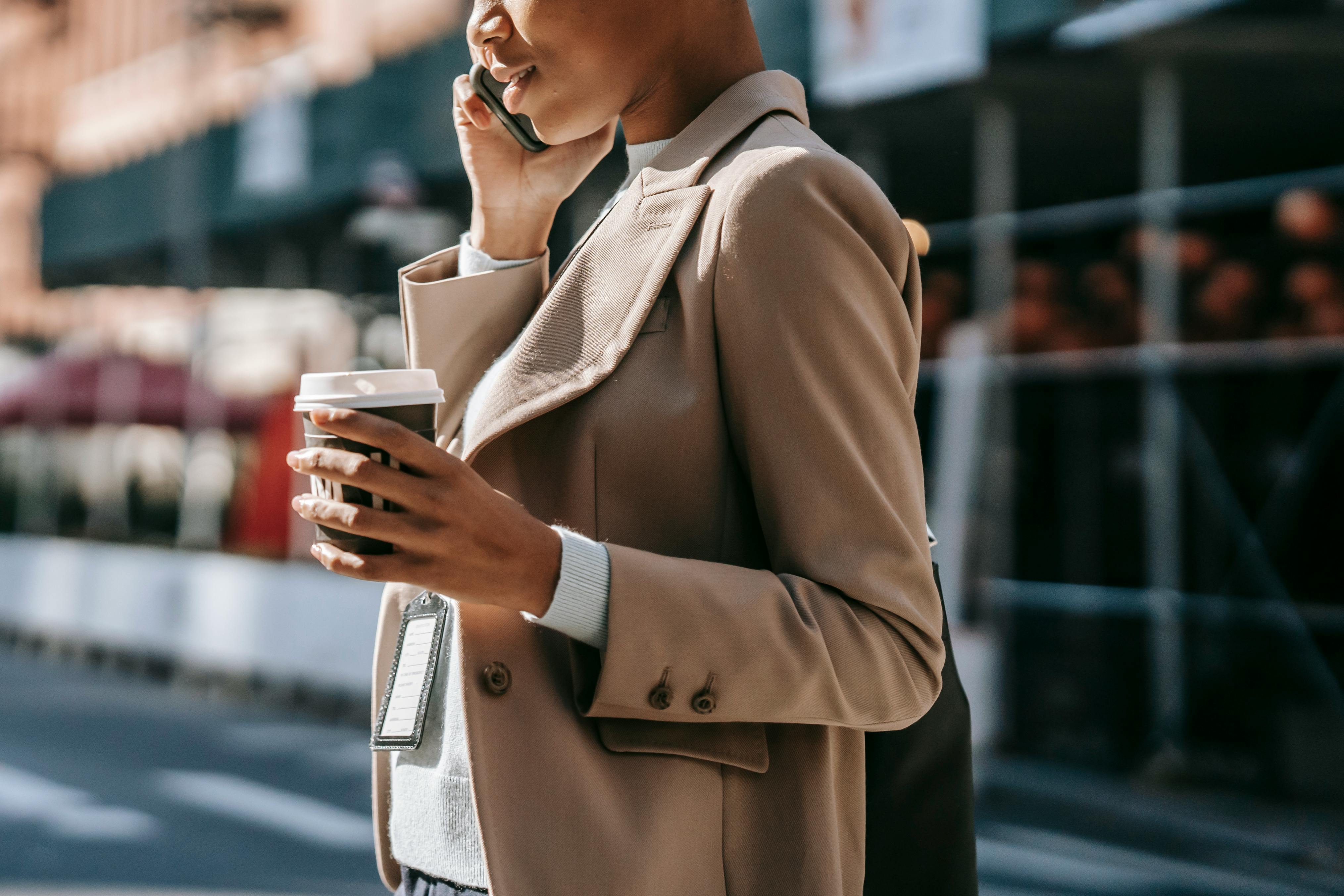 A woman on call | Source: Pexels