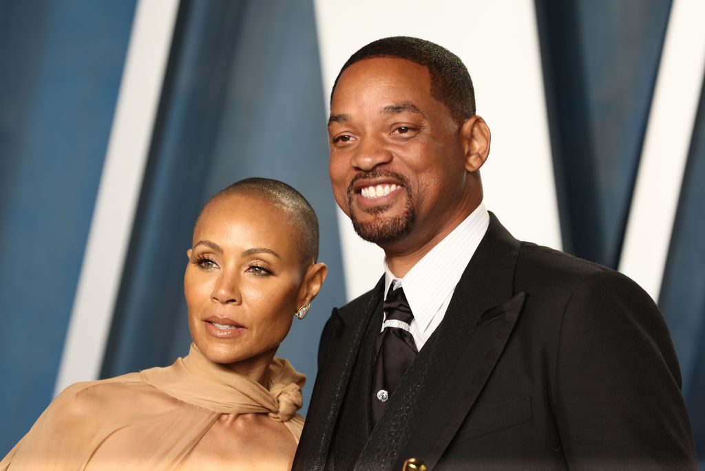 Jada Pinkett Smith and Will Smith at the 2022 Vanity Fair Oscar Party on March 27, 2022 | Source: Getty Images