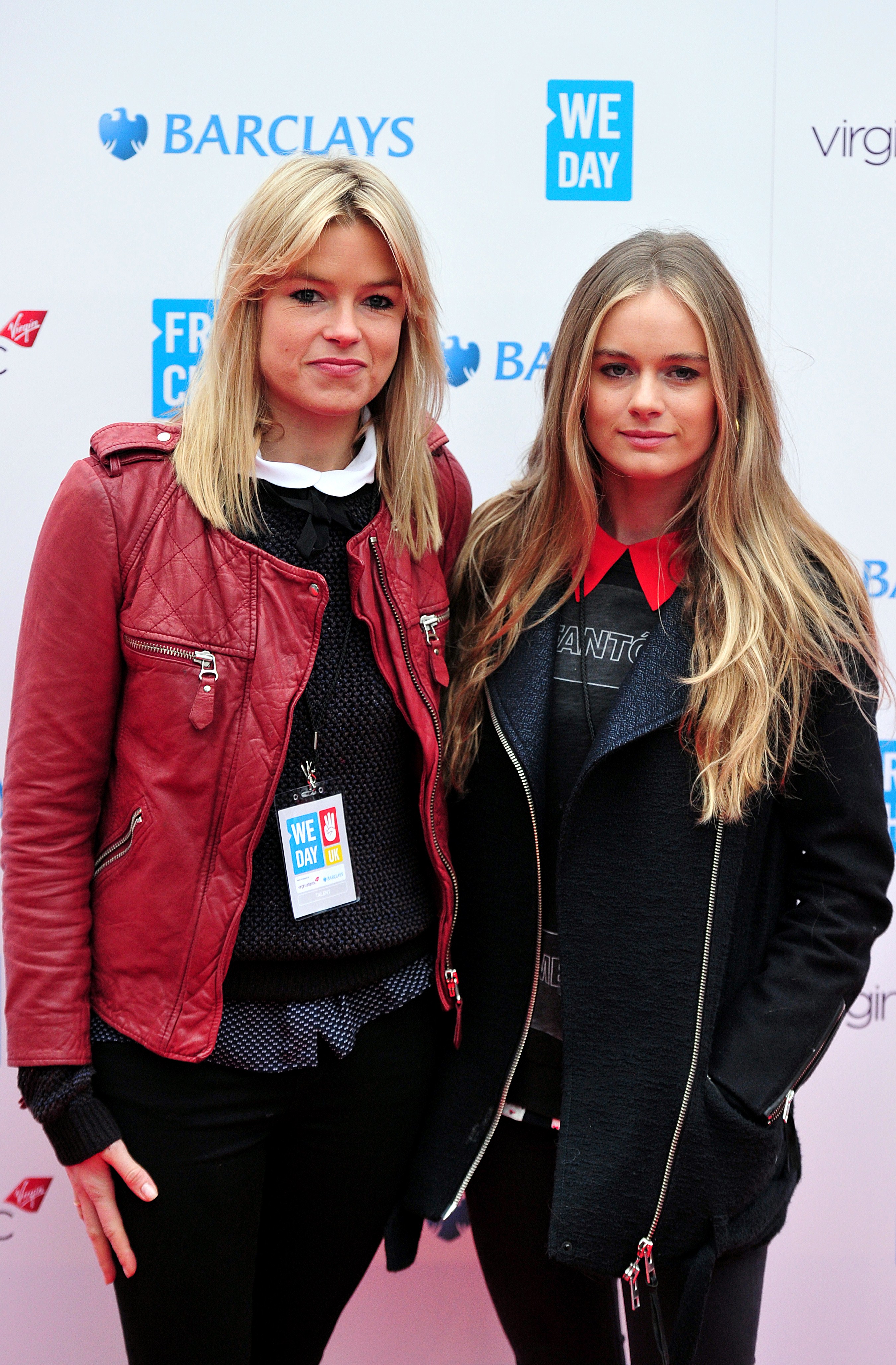 Isabella Calthorpe and Cressida Bonas arrive for the WE Day event on March 7, 2014 in London. | Source: Getty Images