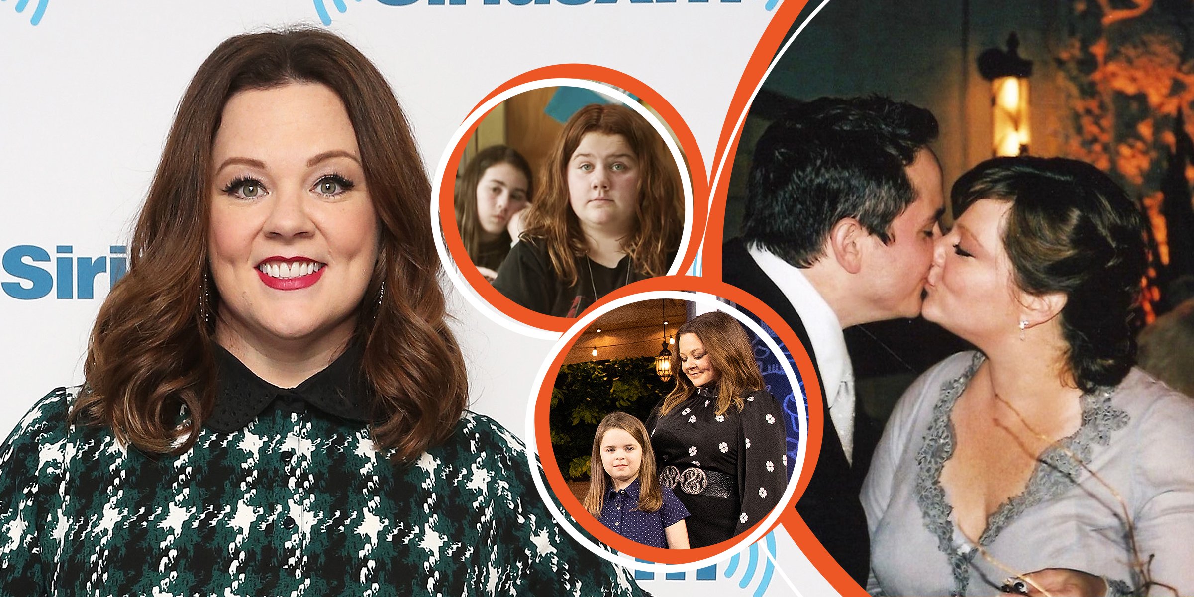 Melissa McCarthy and her daughter Vivian and Georgett.| Melissa McCarthy and Ben Falcone. | Source: Instagram.com/melissamaccarthy. | Netflix | Getty Images