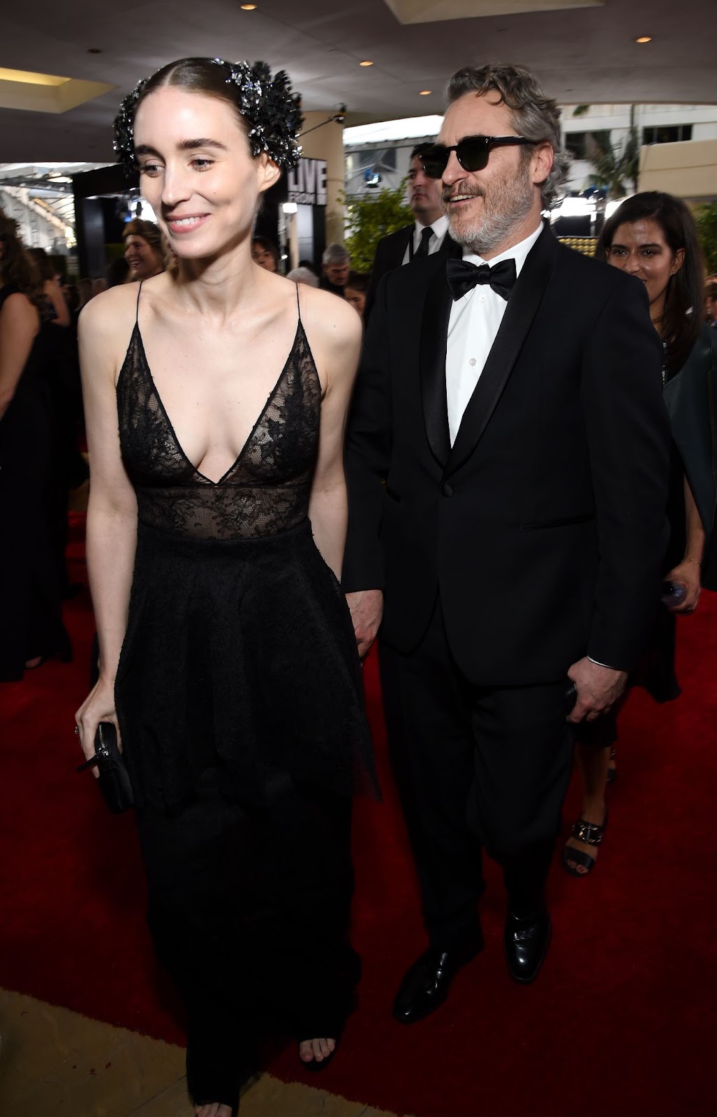 Rooney Mara and Joaquin Phoenix attended the 77th Annual Golden Globe Awards in 2020, sharing a rare red-carpet moment together as they celebrated Phoenix’s recognition for his work in film. | Source: Getty Images