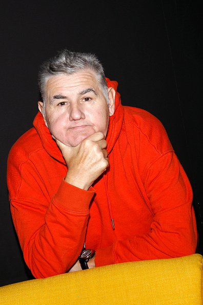 Journalist Pierre Ménès poses during a portrait session in Paris, France on 09/28/2020. (Photo by Eric Fougere/Corbis via Getty Images)