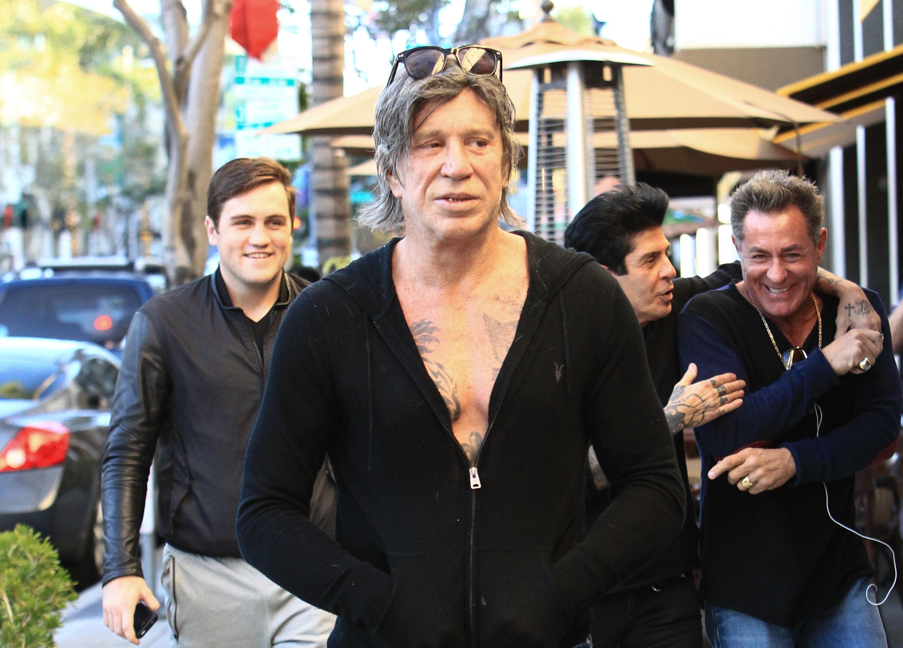 Mickey Rourke seen on November 29, 2016 in Los Angeles, California. | Source: Getty Images