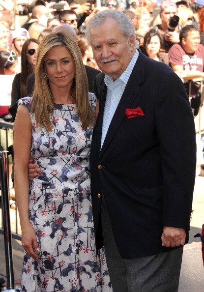 Jennifer Aniston and John Aniston at 6270 Hollywod Blvd on February 22, 2012 in Hollywood, California. | Photo: Getty Images