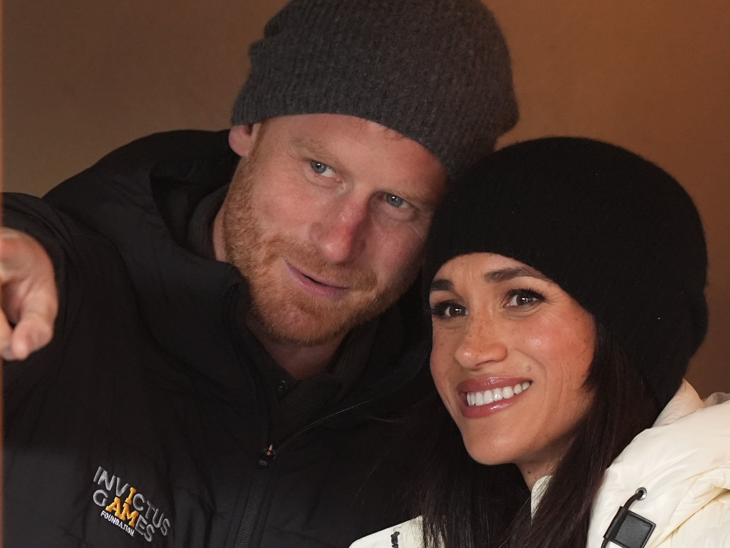 Prince Harry and Meghan Markle in Whistler, Canada, on February 10, 2025 | Source: Getty Images | Source: Getty Images