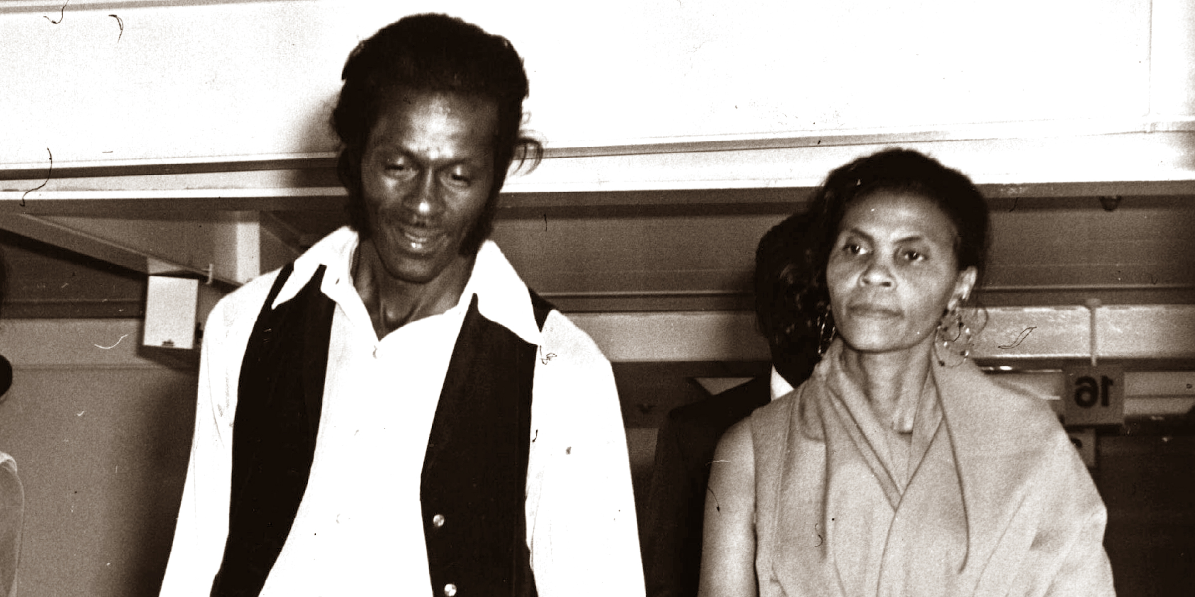 Chuck Berry and Themetta Suggs. | Source: Getty Images