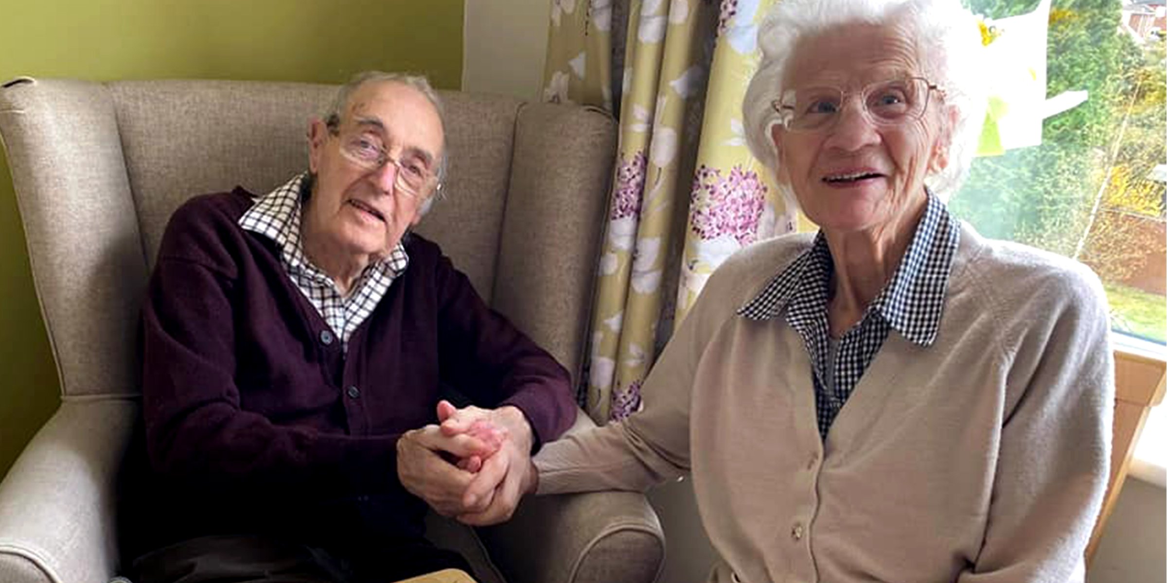 Mary y Gordon | Foto: facebook.com/bailyhousecarehome