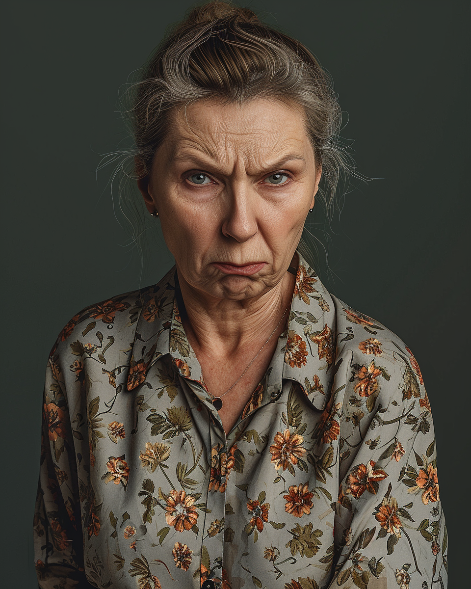 An angry older woman | Source: Midjourney