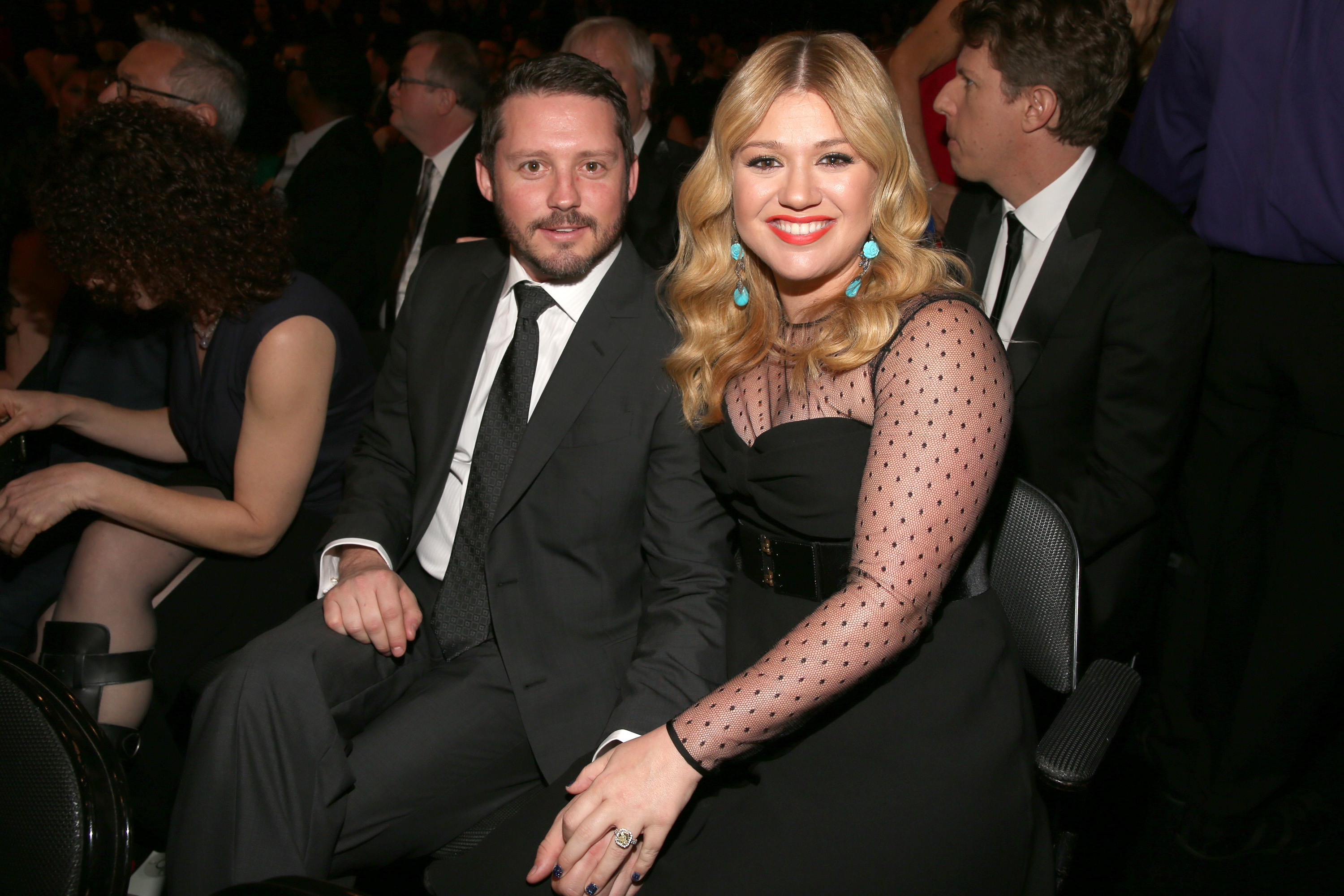 Kelly Clarkson and Brandon Blackstock on February 10, 2013 in Los Angeles, California | Source: Getty Images