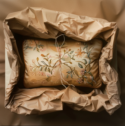 A package with a pillow inside | Source: Midjourney