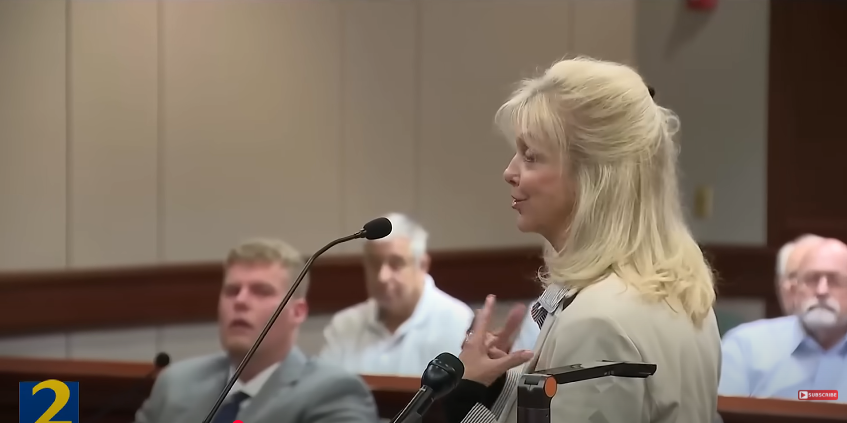 Regina Johnson during a sentencing hearing from a video posted on a video posted on August 8, 2025 | Source: YouTube/@wsbtv