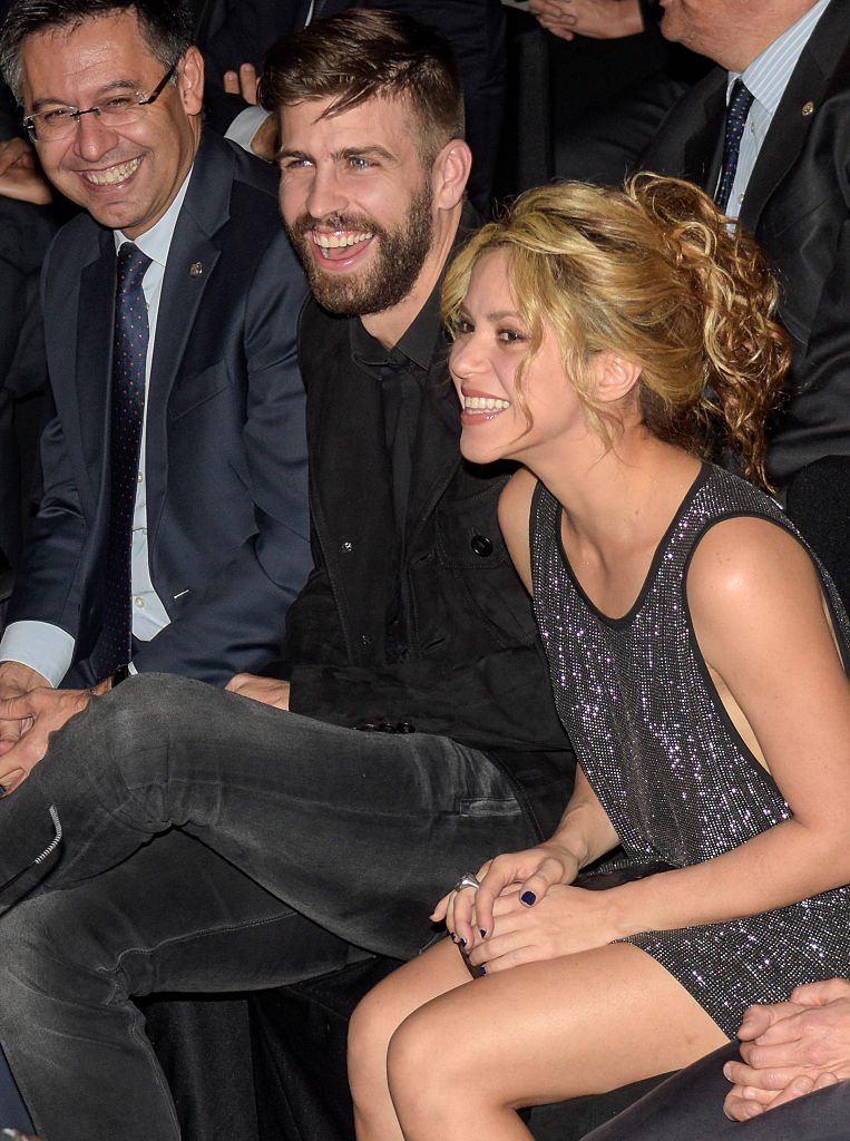 Piqué y Shakira sonriendo.| Fuente: Getty Images