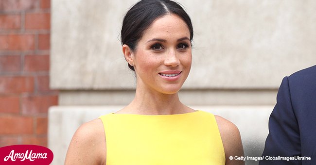 Meghan Markle looks dazzling in bright yellow Brandon Maxwell sheath dress at Royal event