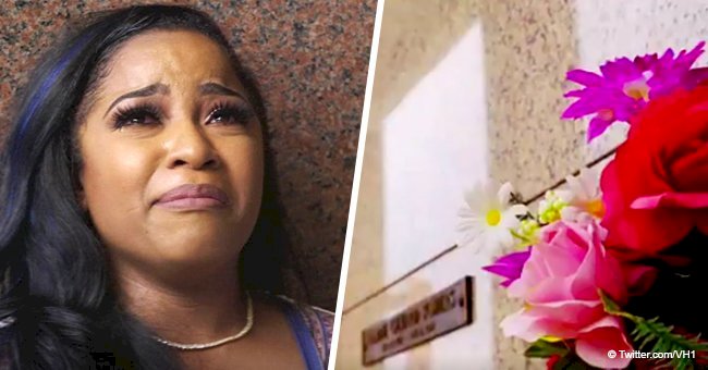 Toya Wright breaks down in tears after an emotional visit to her slain brothers' graves
