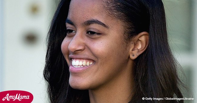 Malia Obama shows off long legs in a mini dress during date-night with boyfriend