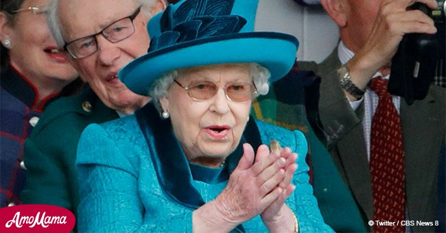 Queen Elizabeth makes a rare public appearance and she looks so happy