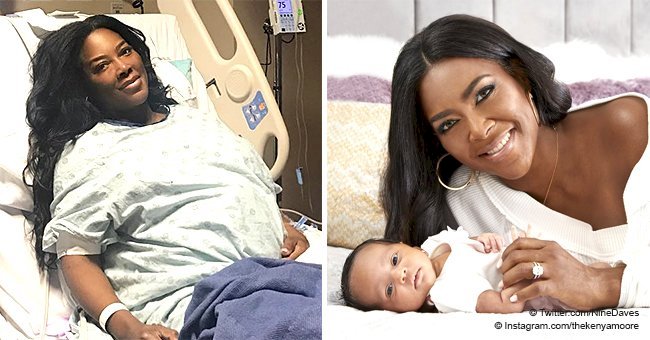 Kenya Moore reveals she could have died after being cut horizontally & vertically during C-section
