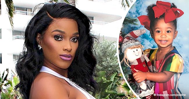 Joseline Hernandez melts hearts with Christmas photos of growing daughter Bella wearing red bow